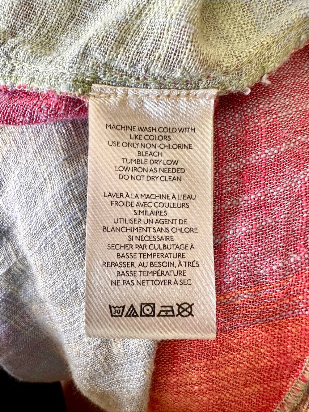 Free People Patchwork Plaid Linen Blend Maxi Skirt XS - Picture 4 of 6